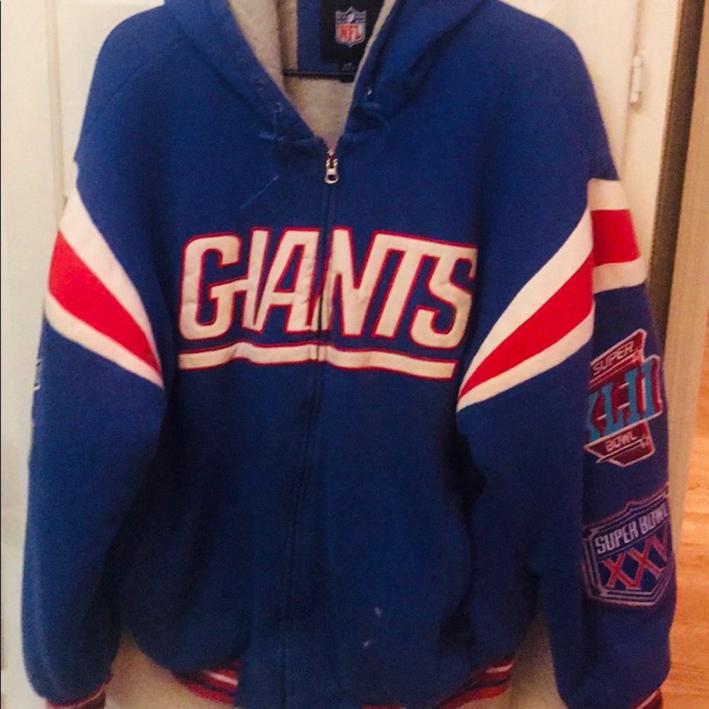 Lightly used NFL Super Bowl Giants jacket.